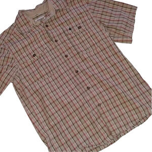 Carhartt Relaxed Fit Button Plaid Shirt M